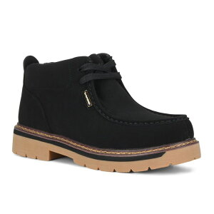 yz OY Y u[cECu[c V[Y Lugz Strutt LX Men's Moc-Toe Ankle Boots Black Gum