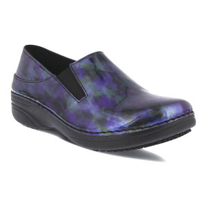 yz XvOXebv fB[X Xb|E[t@[ V[Y Spring Step Professional Ferrara-Fog Women's Clogs Navy Patent
