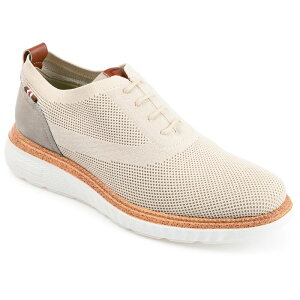 【送料無料】 バンス メンズ オックスフォード シューズ Vance Co. Lamont Men's Casual Dress Shoes Beige