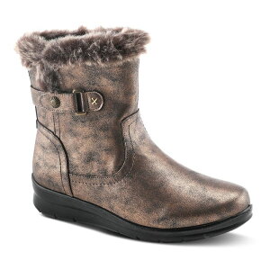 tNTX fB[X V[Y u[cECu[c Flexus by Spring Step Noreaster Women's Waterproof Snow Boots Bronze