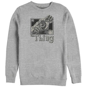 �}�[�x�� �����Y �g�b�v�X T�V���c �g�[�� �t���[�X �O���t�B�b�N Big & Tall Marvel Fantastic Four The Thingraphic Fleece Athletic Heather �w�U�[