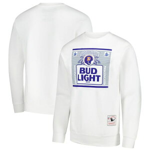 �~�b�`�F��&�l�X �����Y �g�b�v�X T�V���c �X�E�F�b�g Men's Mitchell & Ness x Bud Light White Denver Broncos The Crest Pullover Sweatshirt Den White �z���C�g