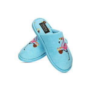 �����C ���f�B�[�X �V���[�Y �T���_�� �p�C�� MeMoi Women's Lemons Terry Slide Slippersea Blue �u���[