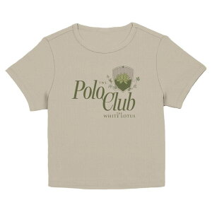 �A�j���L�����N�^�[ ���f�B�[�X �g�b�v�X T�V���c �|���V���c �O���t�B�b�N Licensed Character Juniors' The White Lotus Polo Club Graphic Baby Tee Plaza Taupe �g�[�v