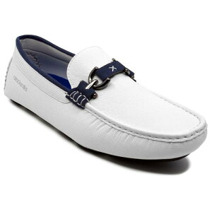 �A�J�f�~�N�X �����Y �V���[�Y �X���b�|���E���[�t�@�[ Akademiks Dover Men's Loafers White �z���C�g