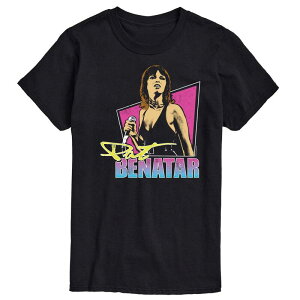 �A�j���L�����N�^�[ �����Y �g�b�v�X T�V���c �O���t�B�b�N Licensed Character Men's Pat Benatar Cameo Graphic Tee Black �u���b�N