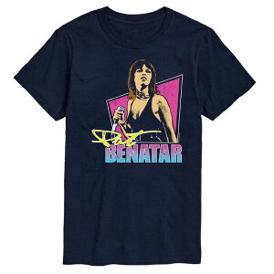 �A�j���L�����N�^�[ �����Y �g�b�v�X T�V���c �O���t�B�b�N Licensed Character Men's Pat Benatar Cameo Graphic Tee Navy �l�C�r�[