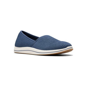 �N���[�N�X ���f�B�[�X �V���[�Y �T���_�� Clarks Cloudsteppers Breeze Stretch Women'slip-On Shoes Navy �l�C�r�[