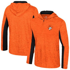 �R���V�A�� �����Y �g�b�v�X T�V���c �p�[�J�[ Men's Colosseum Orange Oklahoma State Cowboys Alwaysunny Quarter-Zip Hoodie Oks Orange �I�����W