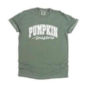Simply Sage Market ���f�B�[�X �g�b�v�X T�V���c Simply Sage Market Pumpkin Season Bold Garment Dyed Tees Moss