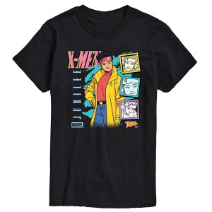 �}�[�x�� �����Y �g�b�v�X T�V���c �u�[�c �O���t�B�b�N Men's Marvel X-Men '97 Jubilee 90s Bootlegraphic Tee Black �u���b�N
