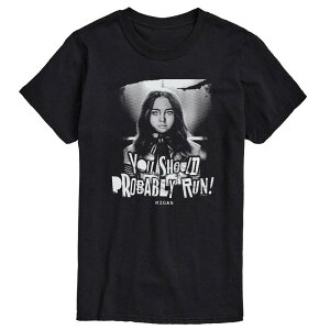 �A�j���L�����N�^�[ �����Y �g�b�v�X T�V���c �O���t�B�b�N Licensed Character Men's M3GAN You Should Probably Run! Short Sleeve Graphic Tee Black �u���b�N