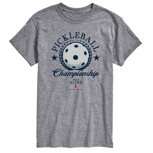 �A�j���L�����N�^�[ �����Y �g�b�v�X T�V���c �g�[�� �O���t�B�b�N Licensed Character Big & Tall Michelob Ultra Pickleball Championship Graphic Tee Athletic Heather �w�U�[