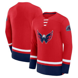 �t�@�i�e�B�N�X �����Y �g�b�v�X T�V���c �L���b�v Men's Fanatics Red Washington Capitals High Point Long Sleeve T-Shirt Cap Red ���b�h