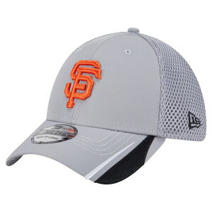�j���[�G�� �����Y �A�N�Z�T���[ �X�q Men's New Era Gray San Francisco Giants Linear 39THIRTY Flex-Fit Hat Gnt Grey �O���[
