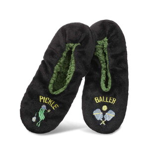 �����C �����Y �V���[�Y �T���_�� MeMoi Men's Pickle Baller Sherpa Lined Slippers Black �u���b�N