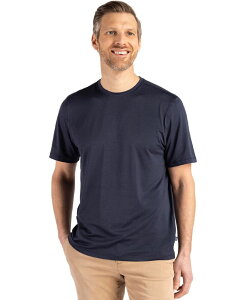 �J�b�^�[�A���h�o�b�N �����Y �g�b�v�X T�V���c Cutter & Buck Coastlinepicomfort Recycled Menshort Sleeve Tee Navy Blue �l�C�r�[
