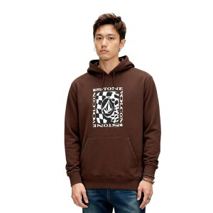 �{���R�� �����Y �g�b�v�X T�V���c �p�[�J�[ �O���t�B�b�N Men's Volcom Cruiser Graphic Hoodie Brown �u���E��