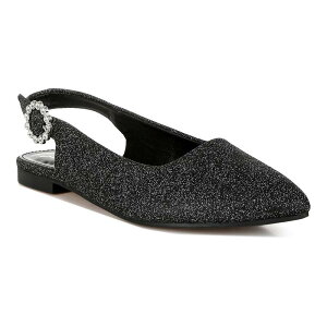 �����h�����O ���f�B�[�X �V���[�Y �T���_�� London Ragiora Mule Women's Casual Flats Black �u���b�N