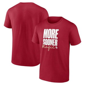 �A���u�����f�b�h �����Y �g�b�v�X T�V���c ���S Unbranded Men's Logo Athleticrimson Oklahoma Sooners More Sooner Magic T-Shirt Okl Red ���b�h
