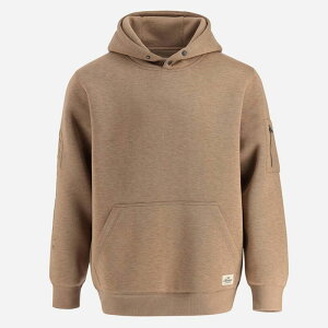 �\���O�b�h �����Y �g�b�v�X T�V���c �p�[�J�[ Thorogood Men's DWR Snap Neck Performance Hoodie Otter Heather �w�U�[