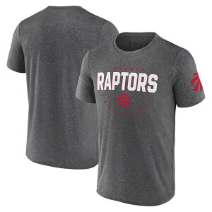 �A���u�����f�b�h �����Y �g�b�v�X T�V���c Unbranded Men's Heather Charcoal Toronto Raptors Block Practice Performance T-Shirt Rpt Charco �`���R�[��