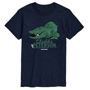 �A�j���L�����N�^�[ �����Y �g�b�v�X T�V���c �g�[�� �O���t�B�b�N Licensed Character Big & Tall Happy Gilmore Chubbs Peterson Alligator Graphic Tee Navy �l�C�r�[