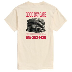 �A�j���L�����N�^�[ �����Y �g�b�v�X T�V���c �g�[�� �O���t�B�b�N Licensed Character Big & Tall Russell Dickerson Gooday Cafe Graphic Tee Cream �N���[��