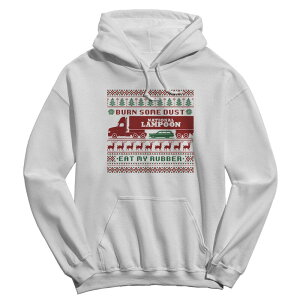 �A�j���L�����N�^�[ �����Y �g�b�v�X T�V���c �p�[�J�[ �O���t�B�b�N Licensed Character Men's Nationalampoon's Christmas Vacation Burn Some Dust Eat My Rubber Graphic Hoodie White �z���C�g