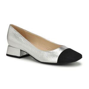 yz iCEFXg fB[X pvX V[Y Nine West Sophe Women's Slip-On Dress Pumps Silver Black