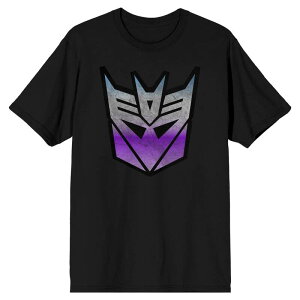 �A�j���L�����N�^�[ �����Y �g�b�v�X T�V���c �O���t�B�b�N Licensed Character Men's Transformers Decepticonshort Sleeve Graphic T-Shirt Black �u���b�N