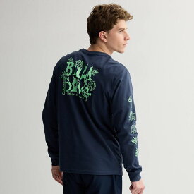 ビラボン メンズ トップス Tシャツ グラフィック Men's Billabong Long Sleeve Graphic Tee Dark Blue ブルー