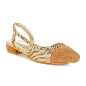 �����h�����O ���f�B�[�X �V���[�Y �T���_�� �L���b�v London Rag Rerita Women's Cap Toe Flats Gold �S�[���h