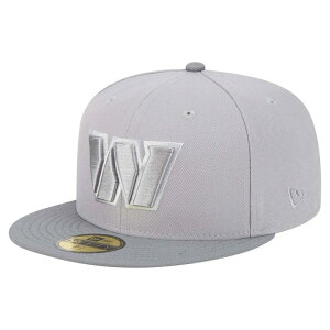 �j���[�G�� �����Y �A�N�Z�T���[ �X�q Men's New Era Gray/Graphite Washington Commanders Iron Cloud 59FIFTY Fitted Hat Wft Grey �O���[