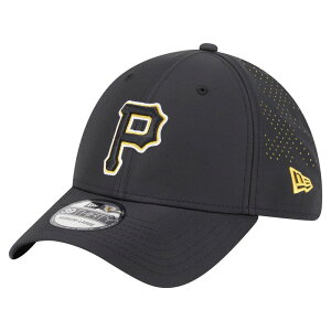 �j���[�G�� �����Y �A�N�Z�T���[ �X�q Men's New Era Black Pittsburgh Pirates Night 39THIRTY Flex Hat Pir Black �u���b�N