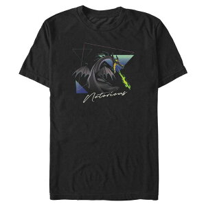 �f�B�Y�j�[ �����Y �g�b�v�X T�V���c �g�[�� �O���t�B�b�N Big & Tall Disney'sleeping Beauty Maleficent Notorious Graphic Tee Black �u���b�N