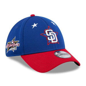 �j���[�G�� �����Y �A�N�Z�T���[ �X�q Men's New Era Blue/Red San Diego Padres 2025 MLB All-Star Game Workout 39THIRTY Flex Hat Pad Blue �u���[