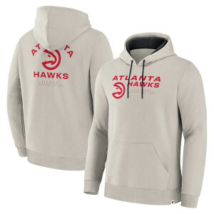 �t�@�i�e�B�N�X �����Y �g�b�v�X T�V���c �p�[�J�[ Men's Fanatics Cream Atlanta Hawks Crossover Collection Blocked Shot Premium Pullover Hoodie Haw Beige �x�[�W��