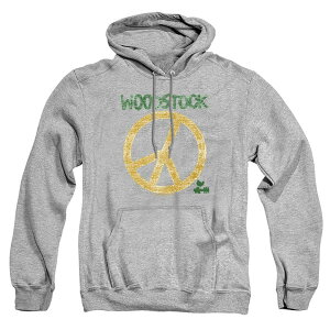 �A�j���L�����N�^�[ �����Y �g�b�v�X T�V���c �g�[�� �p�[�J�[ �O���t�B�b�N Licensed Character Big & Tall Woodstock Peace Graphic Pullover Hoodie Heather Gray �O���[