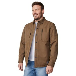�t���[ �J���g���[ �����Y �A�E�^�[ �W���P�b�g�E�u���]�� �V���c Free Country Men's Brawny Canvas Function Work Shirt Saddle