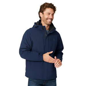 �t���[ �J���g���[ �����Y �A�E�^�[ �W���P�b�g�E�u���]�� Free Country Men's Atalaya III 3-in-1 Systems Jacket Navy �l�C�r�[