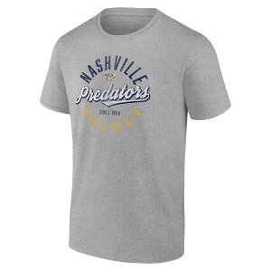 �t�@�i�e�B�N�X �����Y �g�b�v�X T�V���c �O���t�B�b�N Men's Fanatics Nashville Predators Hockey Emblem Heritage Graphic Tee Pdt Gray �O���[