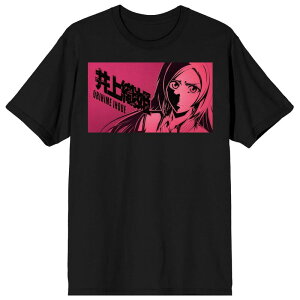 �A�j���L�����N�^�[ �����Y �g�b�v�X T�V���c �O���t�B�b�N Licensed Character Men's Bleach Orihime Inoue 1000 Year Blood War Graphic Tee Black �u���b�N