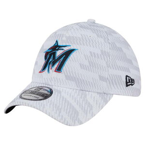 �j���[�G�� �����Y �A�N�Z�T���[ �X�q Men's New Era White Miami Marlins Graded 39THIRTY Flex Hat Mrl White �z���C�g