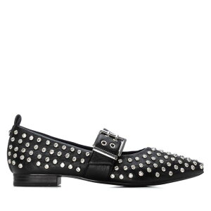�L�V�^�C ���f�B�[�X �V���[�Y �T���_�� XTI Women's Mary Jane Studded Ballet Flats 144264 Black �u���b�N