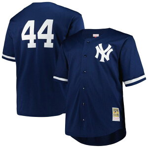 �~�b�`�F��&�l�X �����Y �g�b�v�X T�V���c ���b�V�� �g�[�� �W���[�W�[ Men's Mitchell & Ness Reggie Jacksonavy New York Yankees Big & Tall Cooperstown Collection Mesh Batting Practice Jerseynk Navy �l�C�r�[