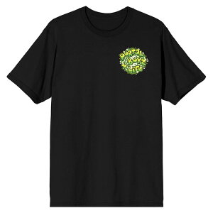 �A�j���L�����N�^�[ �����Y �g�b�v�X T�V���c �O���t�B�b�N Licensed Character Men's Rick & Morty Portal Boyz Short Sleeve Graphic T-Shirt Black �u���b�N
