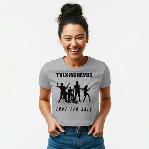 �A���u�����f�b�h ���f�B�[�X �g�b�v�X T�V���c �O���t�B�b�N Unbranded Juniors' Talking Heads Love For Sale Graphic Baby Tee Athletic Heather �w�U�[