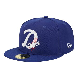 �j���[�G�� �����Y �A�N�Z�T���[ �X�q ���S Men's New Era Royalos Angeles Dodgers Duo Logo 2.0 59FIFTY Fitted Hat Lad Blue �u���[