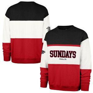 �t�H�[�e�B�Z�u���u�����h �����Y �g�b�v�X T�V���c �X�E�F�b�g �}�L�V 47 Brand Men's '47 White Atlanta Falconsundays Breeze By Maximalist Sweatshirt Fal White �z���C�g
